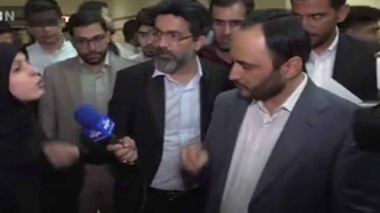 مناظره سخنگوی دولت با دانشجوی معترض + فیلم