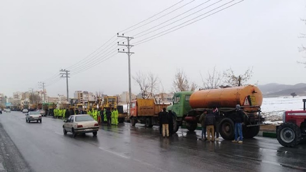 آماده باش ۵۸ دستگاه ماشین‌آلات شهرداری برای مدیریت بحران