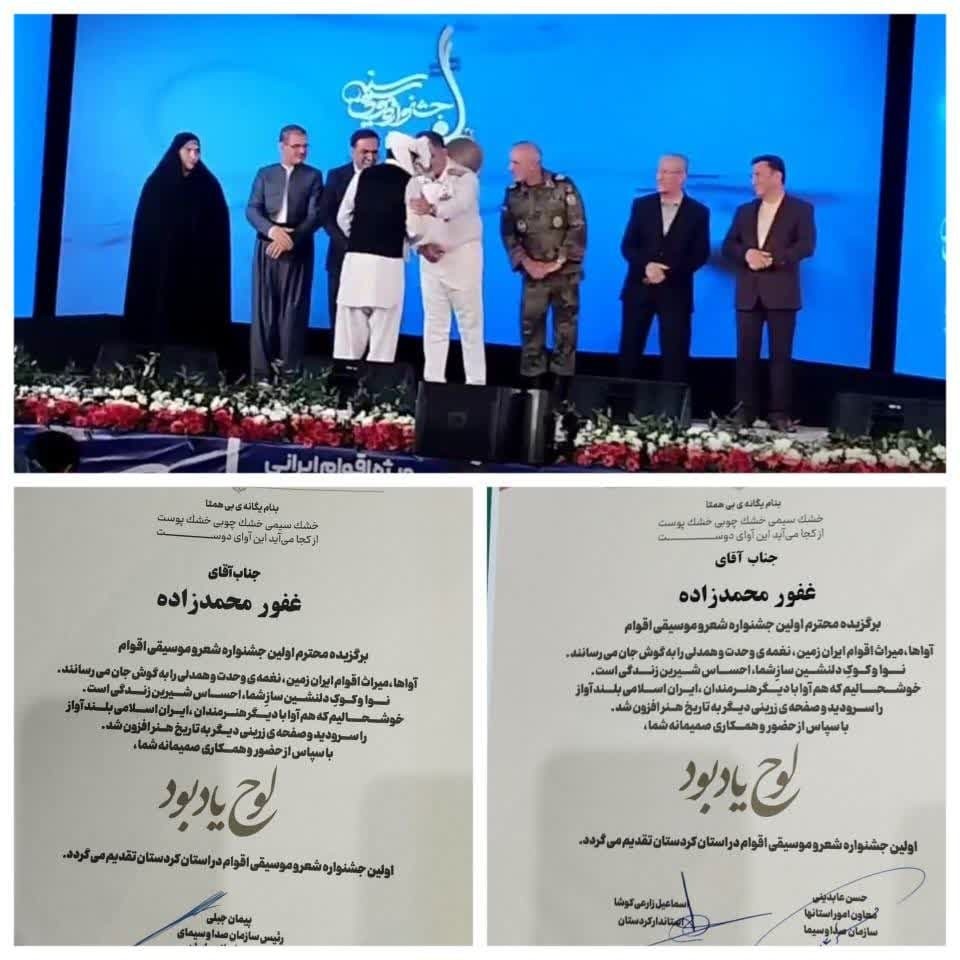 هنرمند صدا و سیمای خراسان جنوبی، برگزیده جشنواره موسیقی کشور