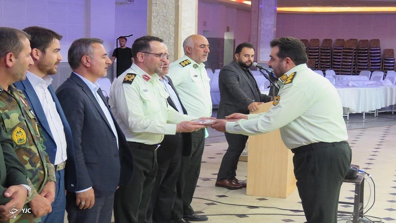 آیین تکریم و معارفه فرماندهی انتظامی مهاباد برگزار شد