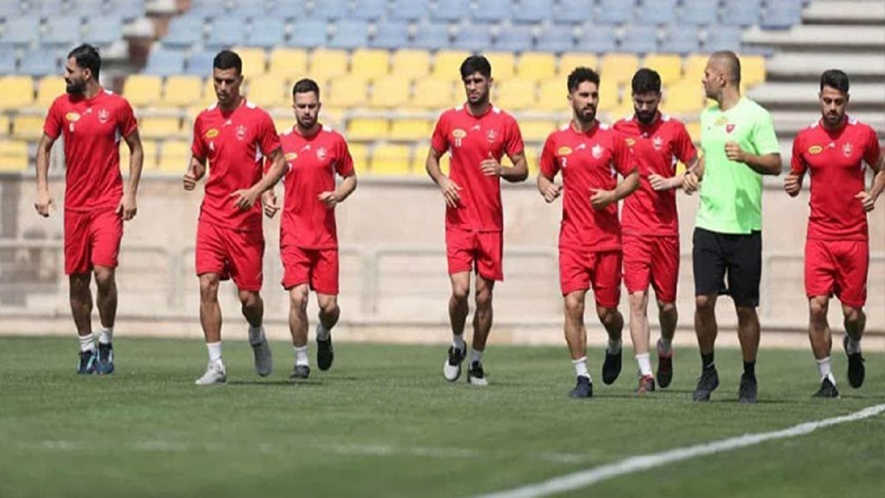 نخستین تمرین پرسپولیس بعد از بازگشت به تهران