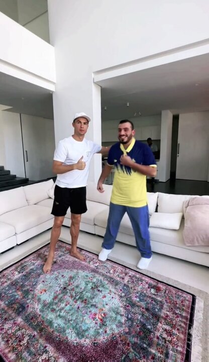 فرش اهدایی پرسپولیس به رونالدو