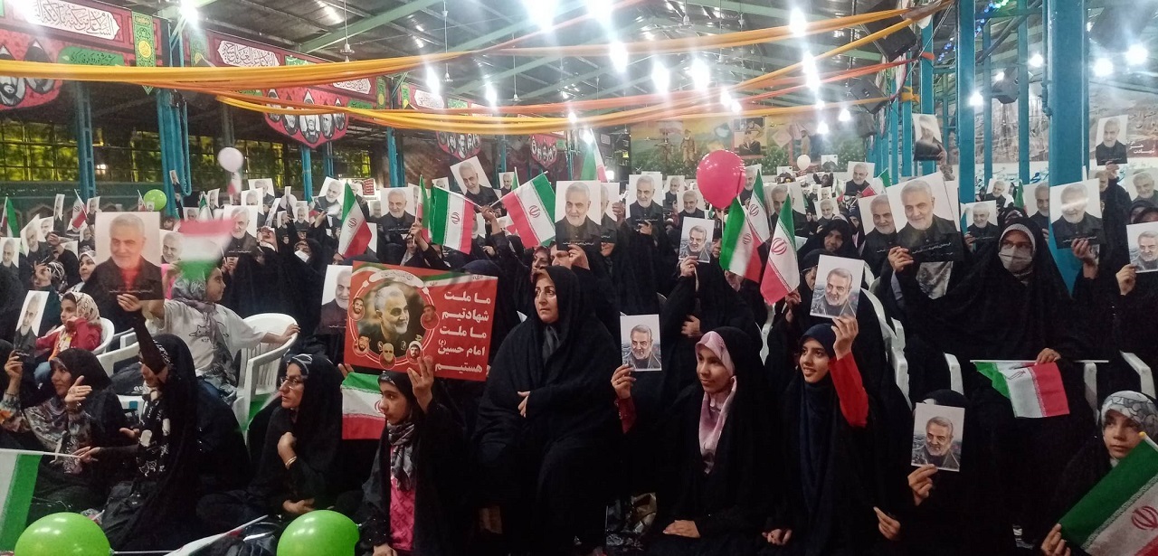 ادای احترام دختران اصفهانی به مقام سردار دل‌ها