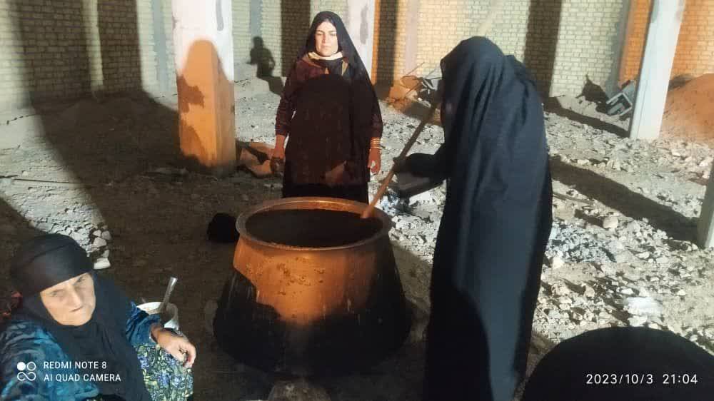 پخت عذای نذری به مناسبت روز 17 ربیع الاول