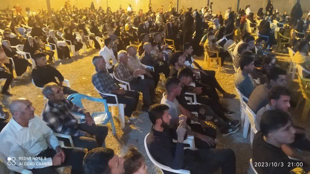 شادمانی اهالی روستای بلیان در روز میلاد حضرت محمد(ص) و امام جعفرصادق(ع)