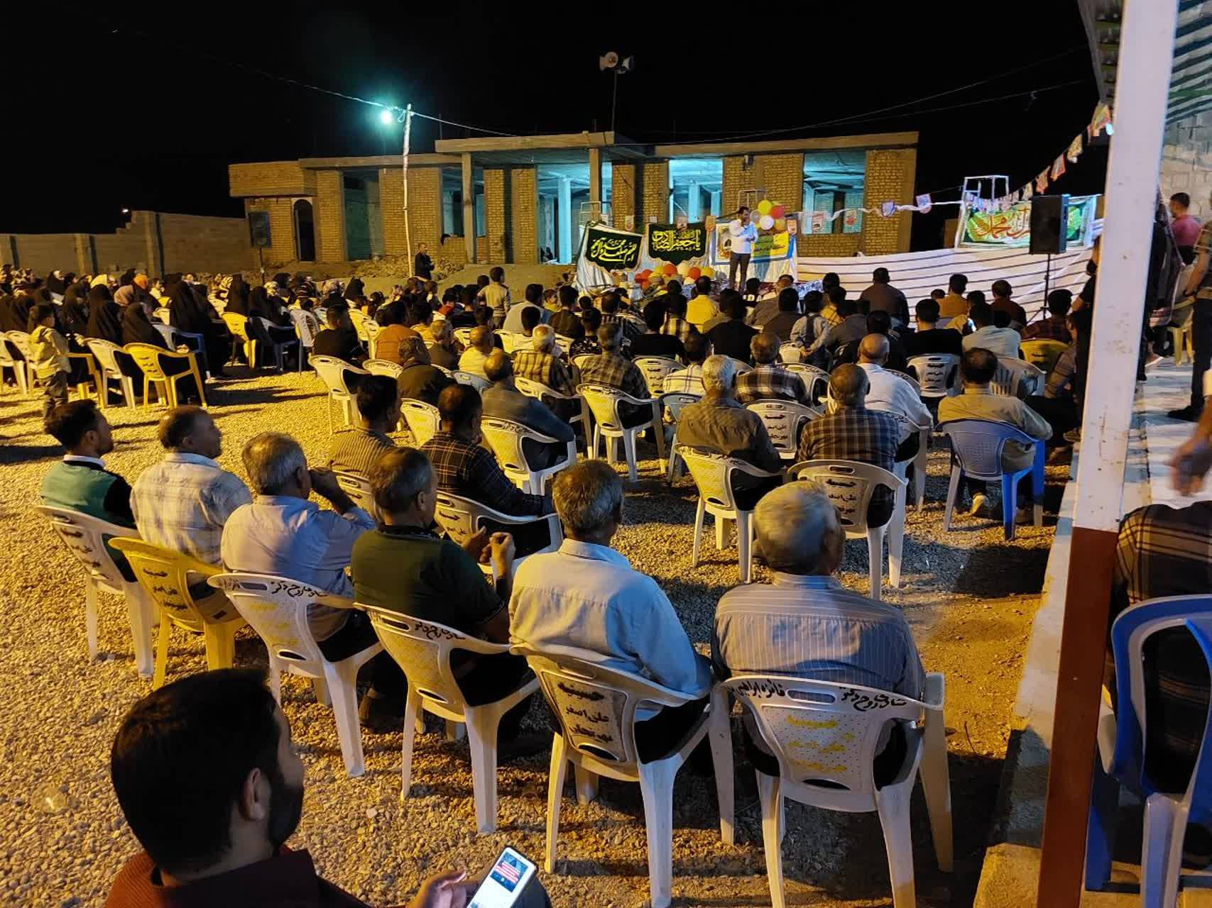 حضور اهالی روستای بلیان به مناسبت روز 17 ربیع الاول