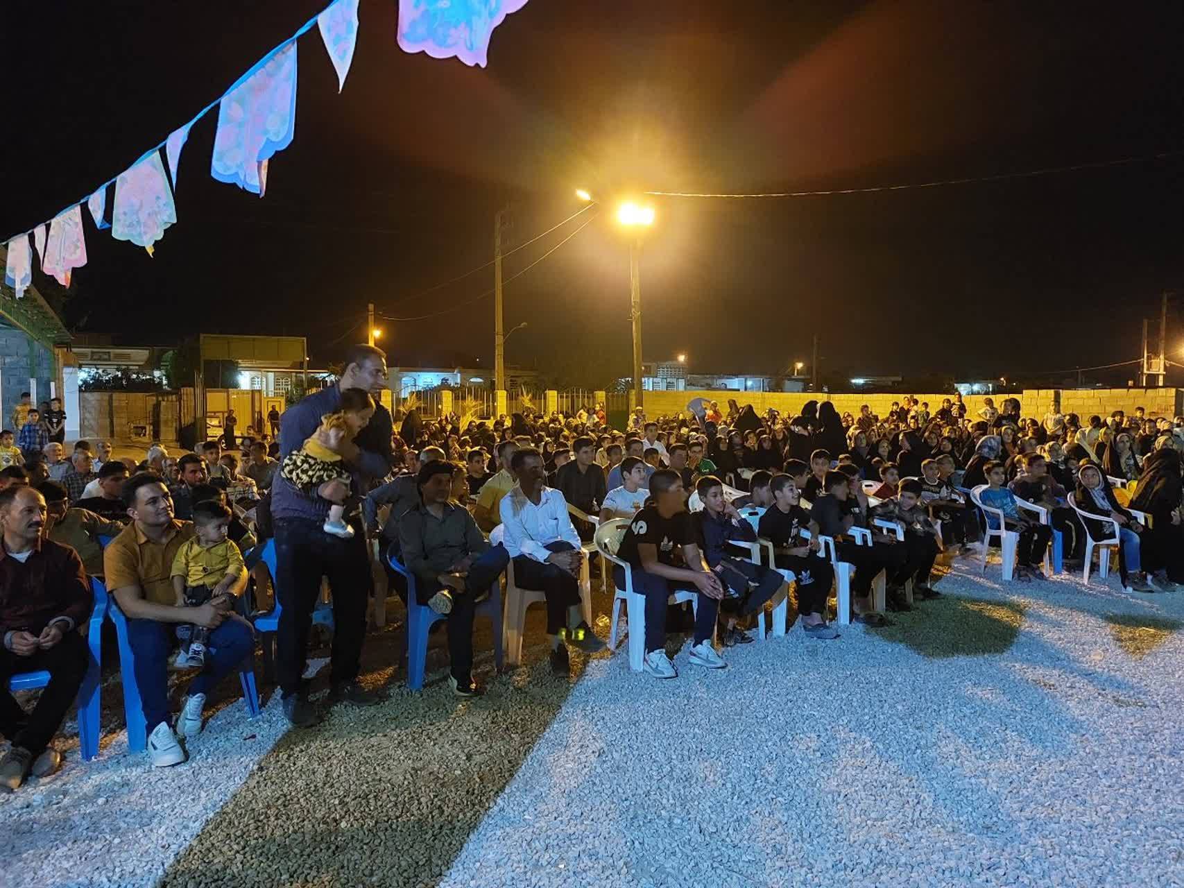 حضور اهالی روستای بلیان در روز جشن میلاد حضرت محمد(ص) و امام جعفر صادق(ع)