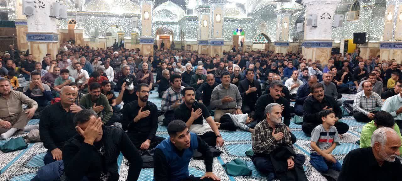 احرای مراسم عزاداری در مشهد اردهال