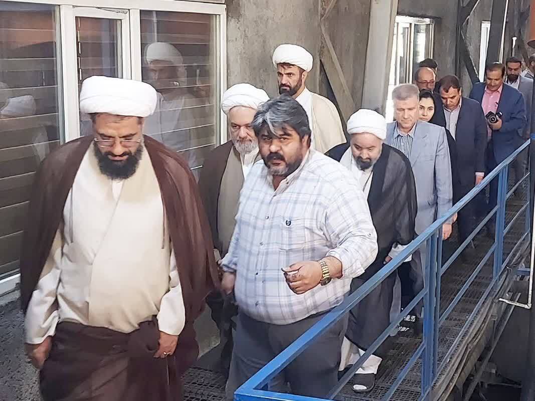 بازدید امام جمعه همدان از کارخانه شایان صنعت اسدآباد 