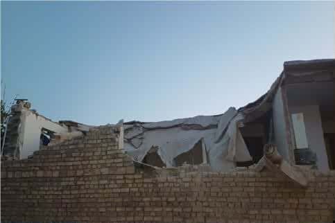 نشت گاز یک خانه را در درمیان تخریب کرد