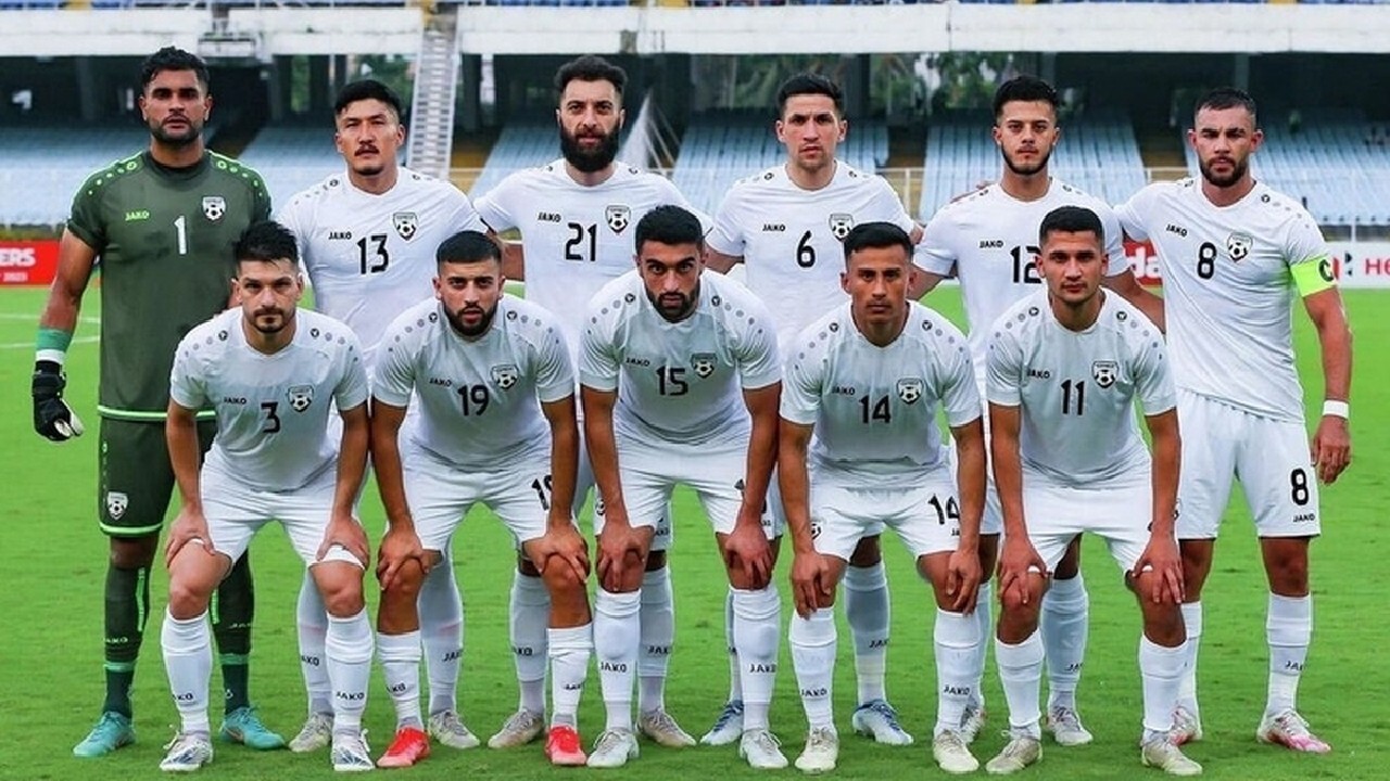 تیم فوتبال افغانستان عازم تاجیکستان شد + فیلم