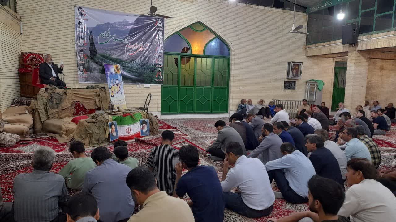 برگزاری یادواره شهدای روستای شادکام