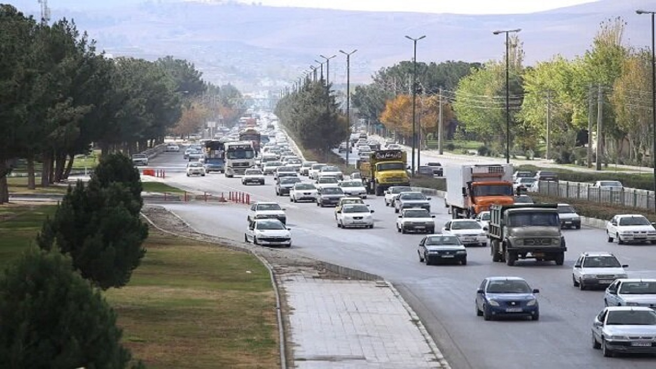 تعریض پل کمربندی غربی شهر کرمانشاه
