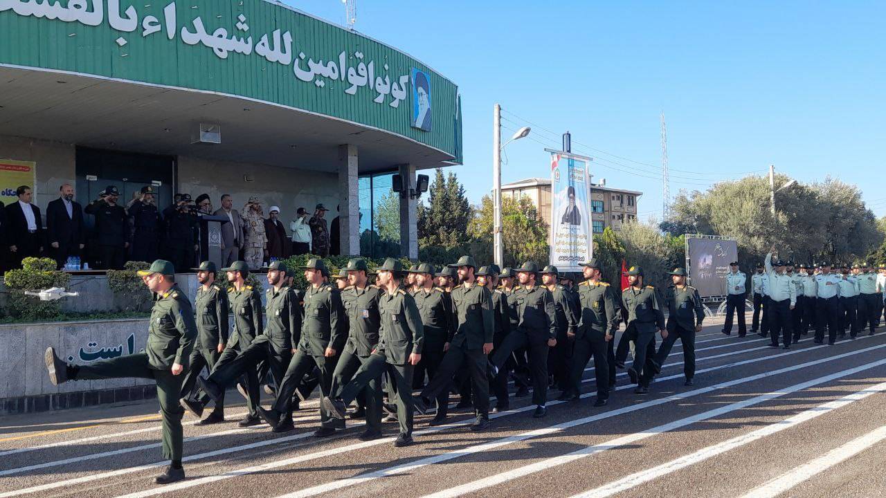 صبحگاه مشترک نیروهای نظامی و انتظامی در گلستان برگزار شد