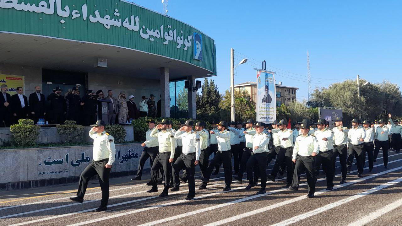 صبحگاه مشترک نیروهای نظامی و انتظامی در گلستان برگزار شد