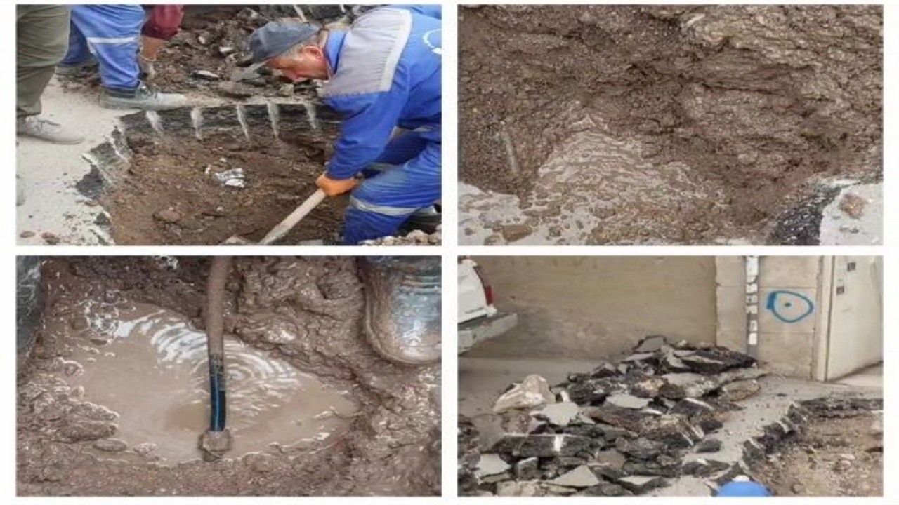 نشت یابی شبکه و انشعابات شهر قزوین