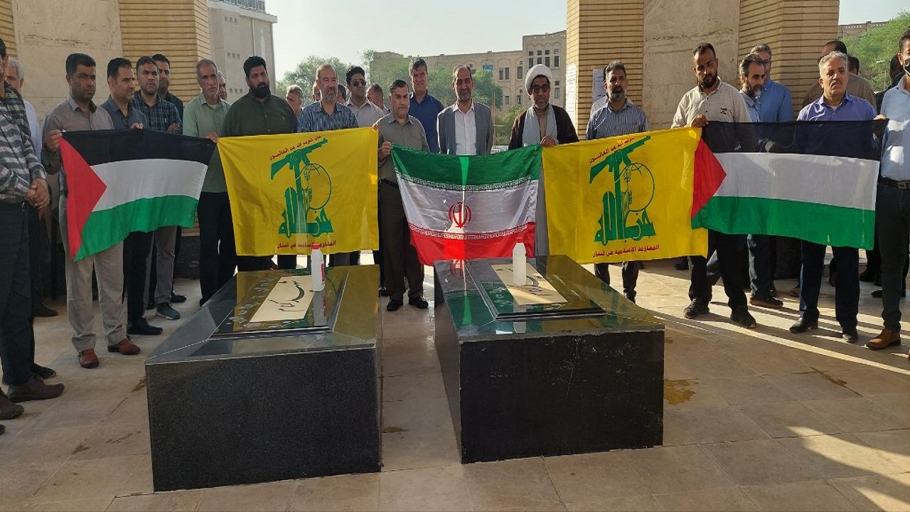 حمایت دانشجویان آبادان و خرمشهر از فلسطینی ها3