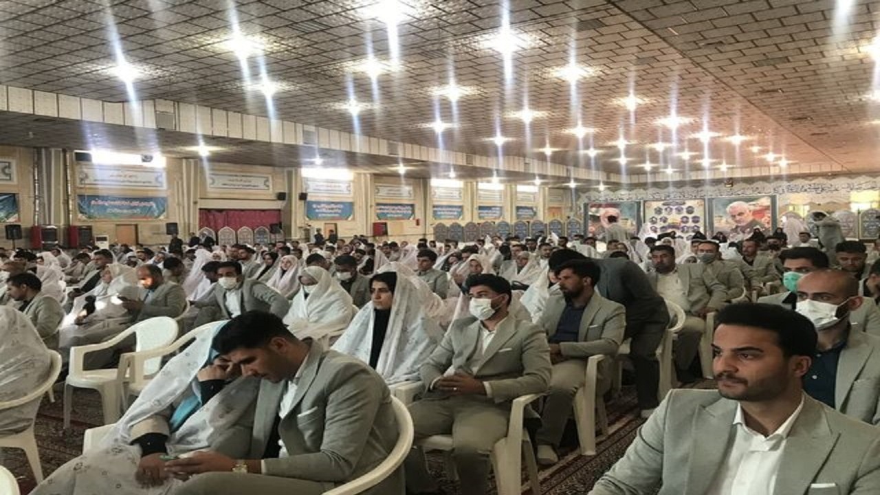 برگزاری آیین جشن وصال با اهدای ۵۰۰ سری جهیزیه به زوج‌های جوان