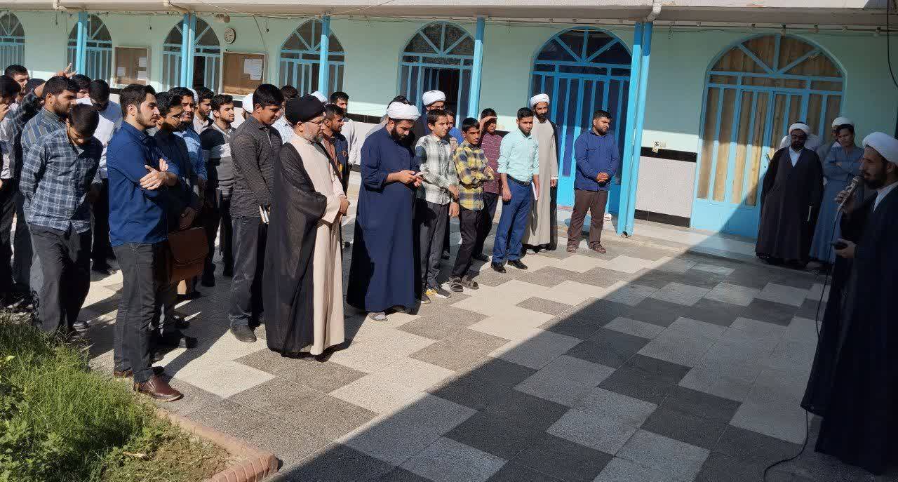 پاسخ طلاب به هتک حرمت مسجد الاقصی