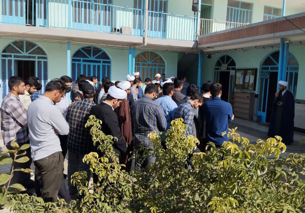 واکنش طلاب حوزه علمیه منتظریه گنبد کاووس به هتک حرمت مسجدالاقصی