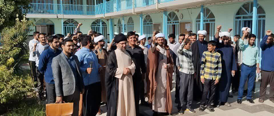 پاسخ طلاب به هتک حرمت مسجدالاقصی