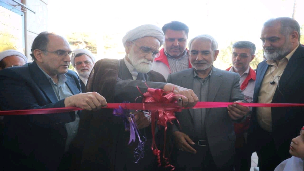 افتتاح مجتمع درمانی - توانبخشی هلال احمر در گنبدکاووس