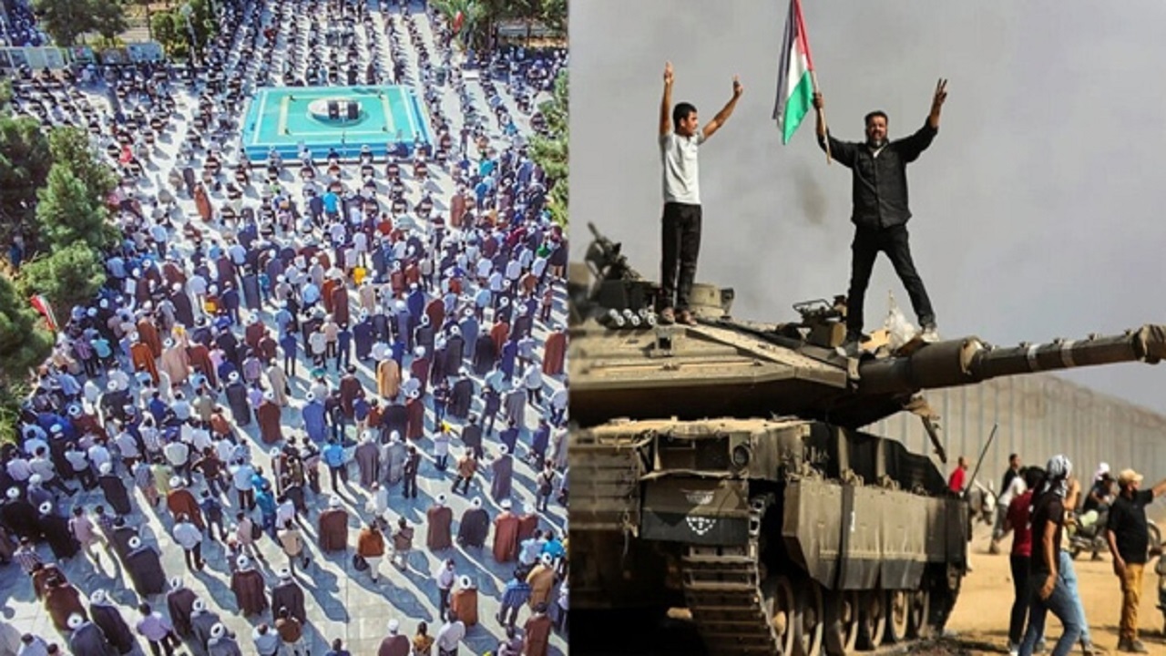 اجتماع عظیم حوزه و حوزویان در حمایت از جبهه مقاومت و فلسطین
