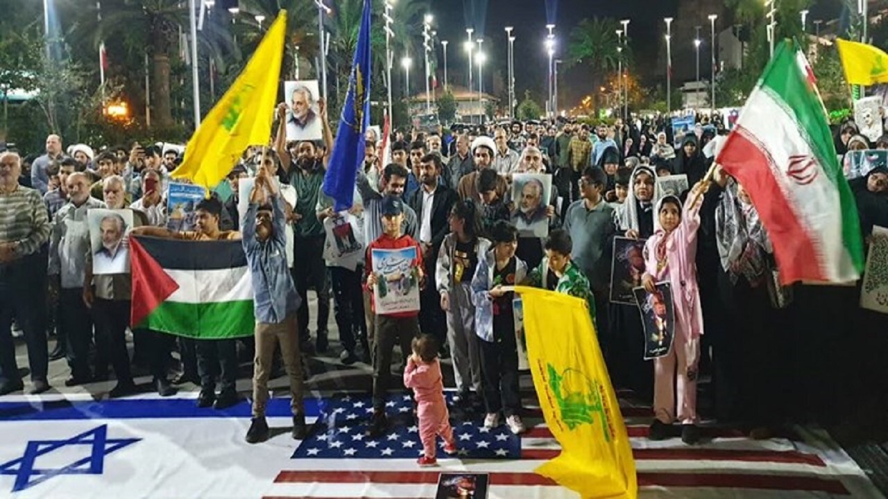 برگزاری جشن پیروزی مقاومت فلسطین در بهشهر به روایت فیلم