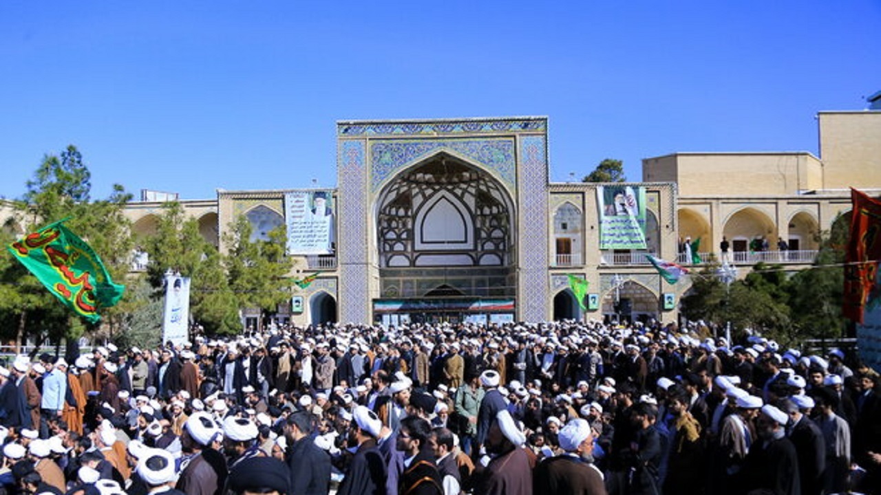 اجتماع حوزویان در حمایت از مردم مظلوم فلسطین برگزار شد