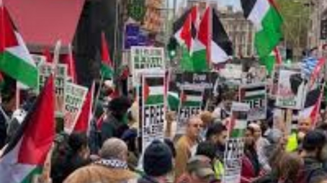 حامیان انگلیسی مظلومان فلسطین + فیلم
