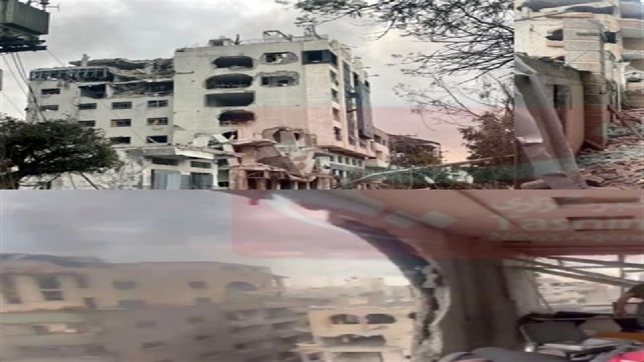 حمله صهیونیست‌ها به دفتر شبکه العالم در غزه + فیلم