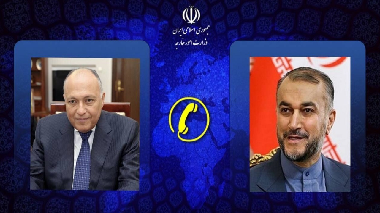 قدردانی امیرعبداللهیان از مواضع مصر در حمایت از مردم فلسطین