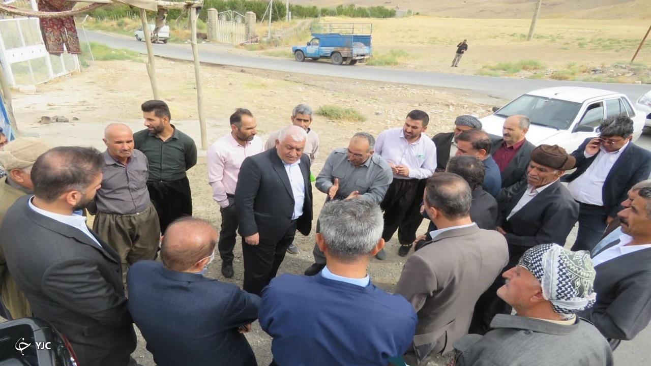 تداوم حضور میدانی فرماندار ویژه مهاباد در روستا‌ها