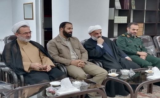 دیدار فرمانده سپاه قدس گیلان با نماینده ولی فقیه در استان