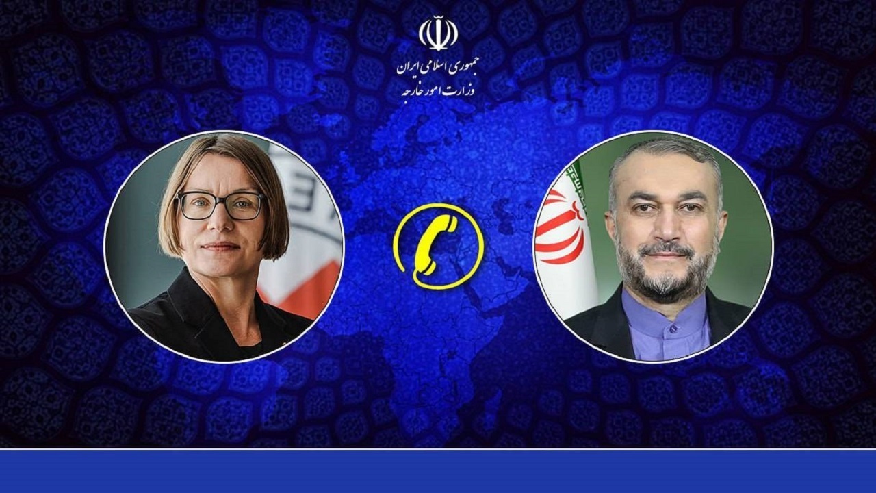 گفتگوی تلفنی وزیر امور خارجه کشورمان با رئیس صلیب سرخ جهانی
