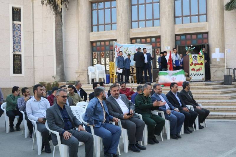 حضور مسئولان در جشن آغاز سال تحصیلی جدید