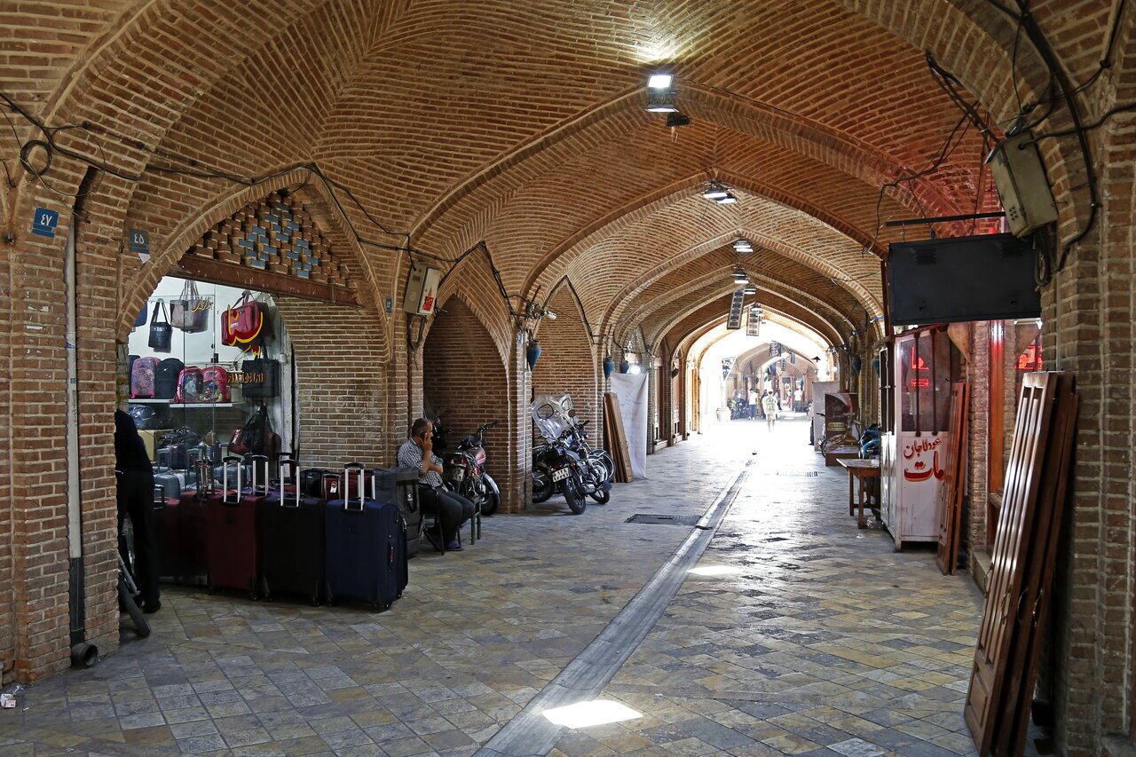 قسمتی از بازار تهران