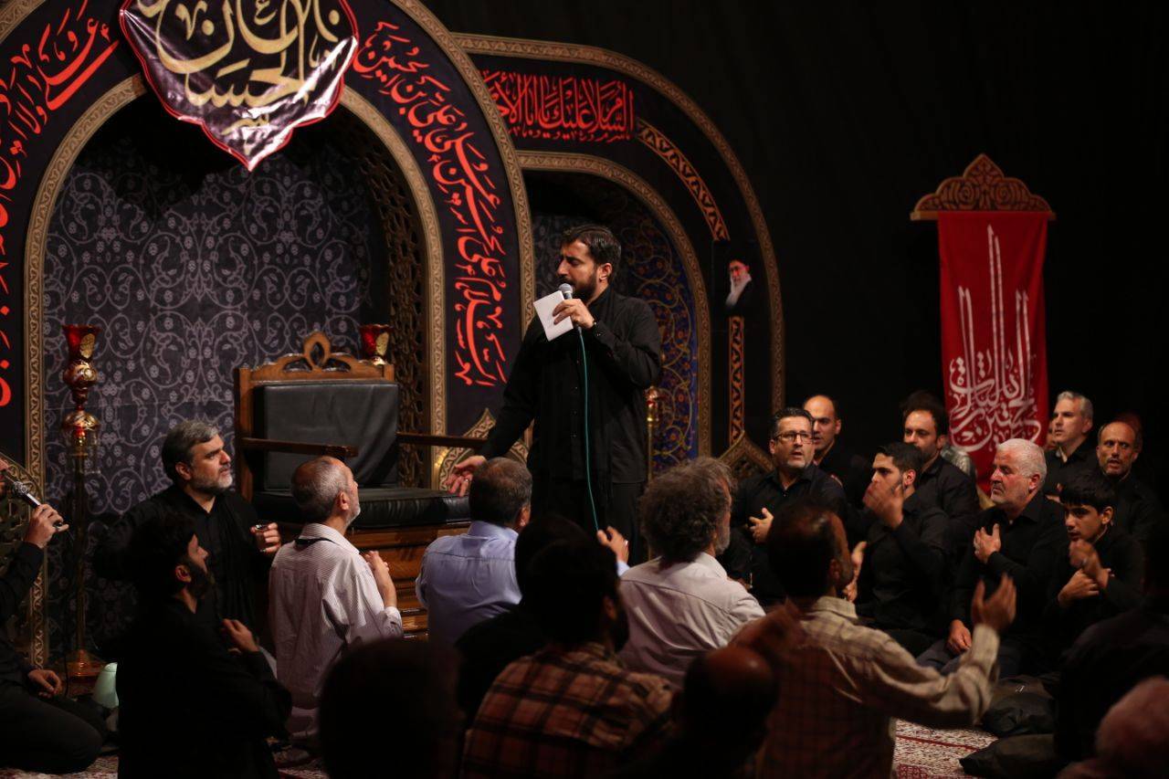 عزاداران امام حسن عسکری(ع) در فاطمیه بزرگ تهران