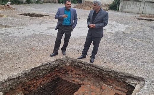 کشف قطورترین دیوار تاریخی در رشت