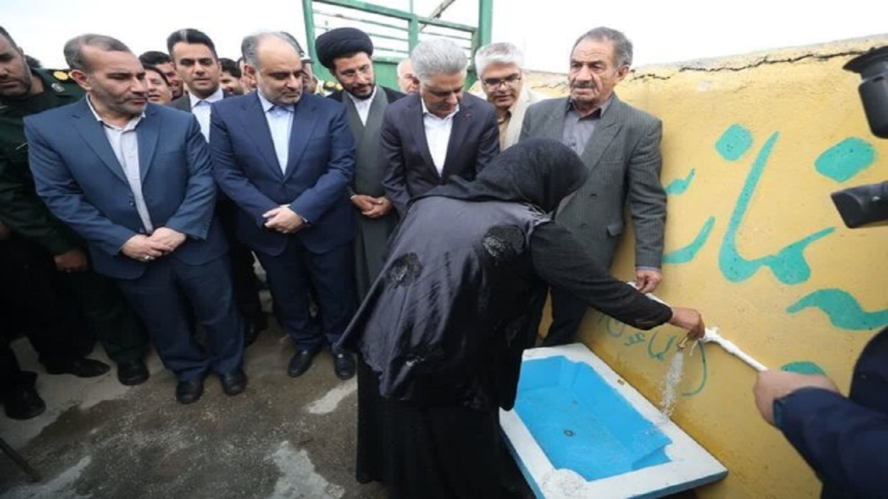 برگزاری آیین افتتاح آبرسانی به ۱۵ روستای شهرستان اسلام آبادغرب