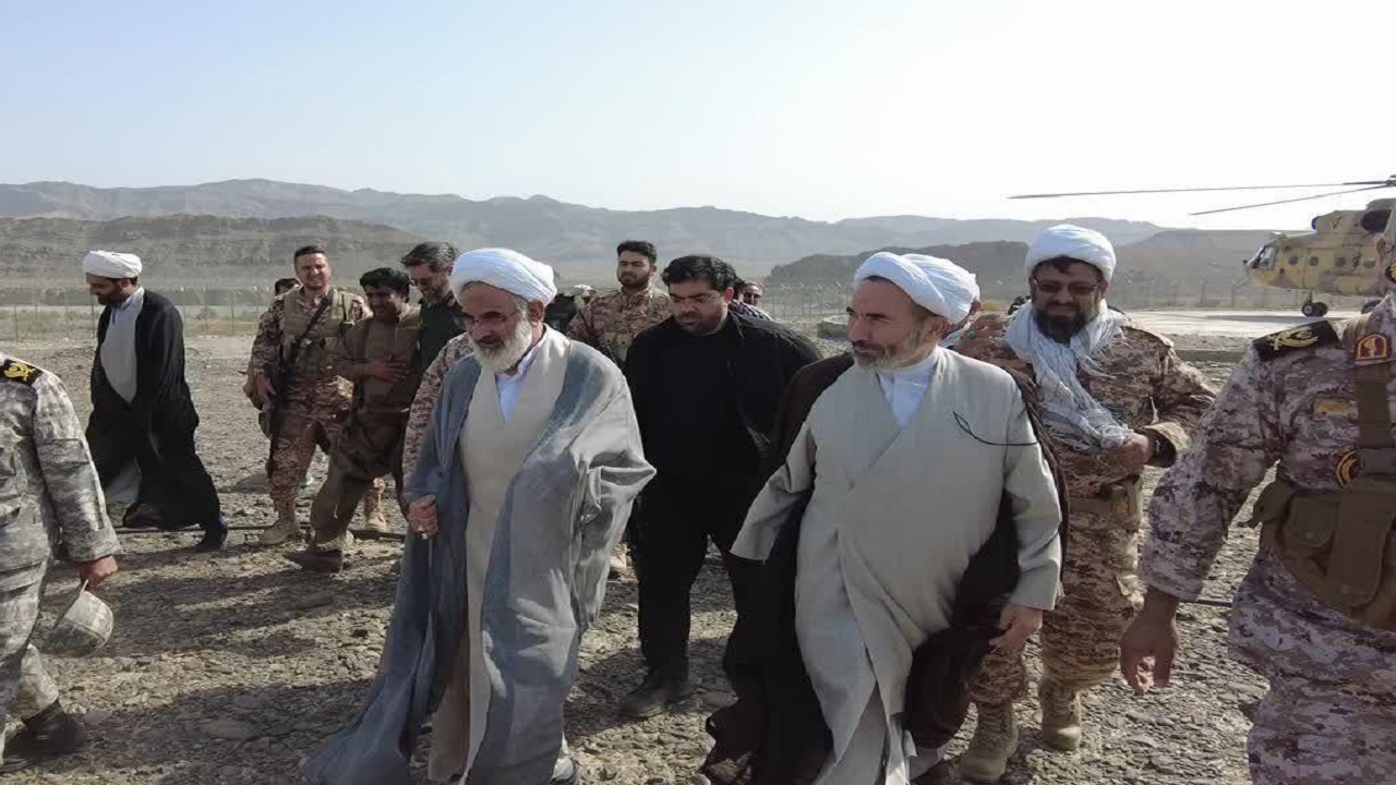 بازدیدمرزی نماینده ولی فقیه در سپاه پاسداران انقلاب اسلامی از سیستان و بلوچستان
