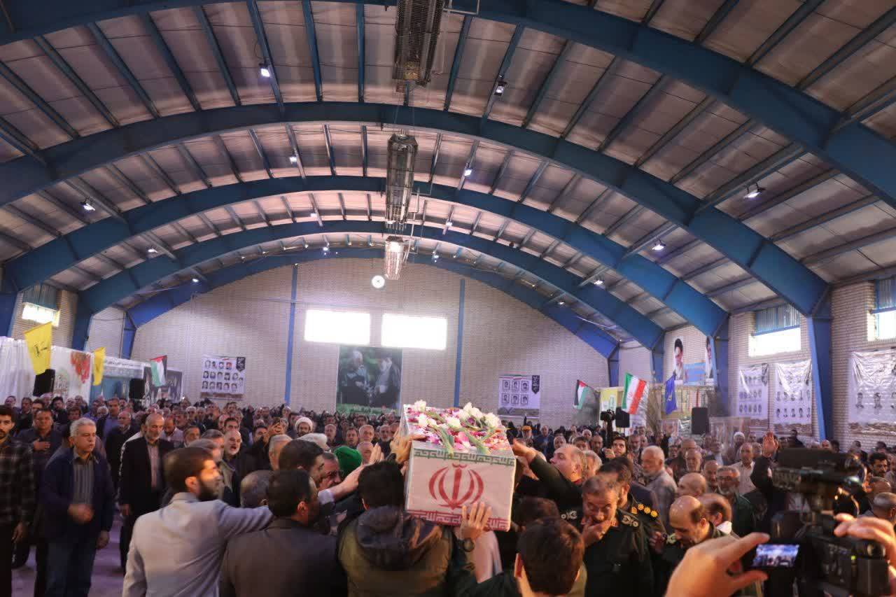 شهید گمام در مراسم یادواره شهدا