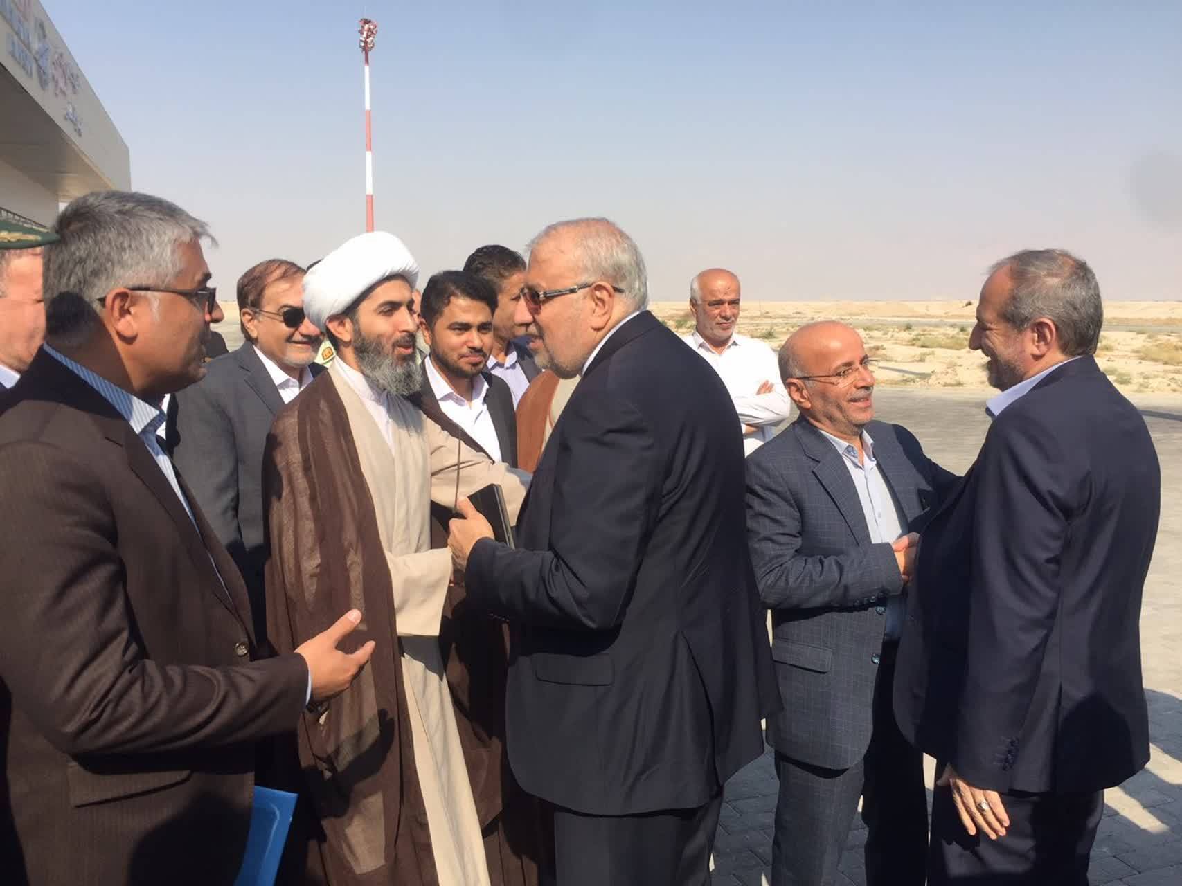 ورود وزیر نفت به جنوب فارس