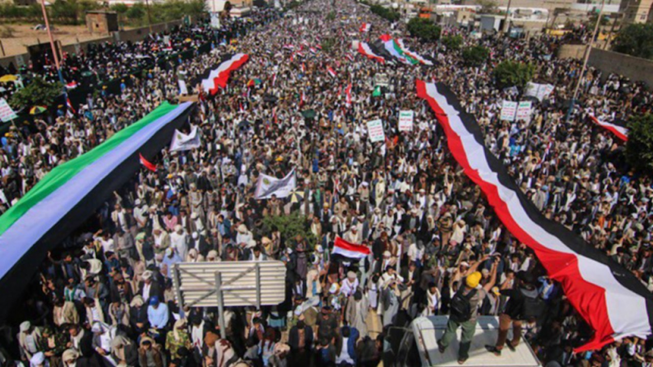 یمنی‌ها از ملت و مقاومت فلسطین حمایت کردند