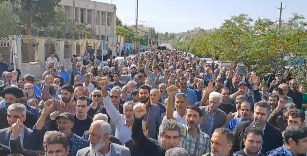 غریو فریاد الله اکبر در شهرستان‌های استان مرکزی