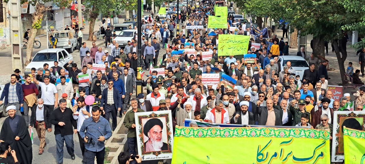 محکومیت رژیم غاصب صهیونیستی در شهر&zwnj;های گلستان