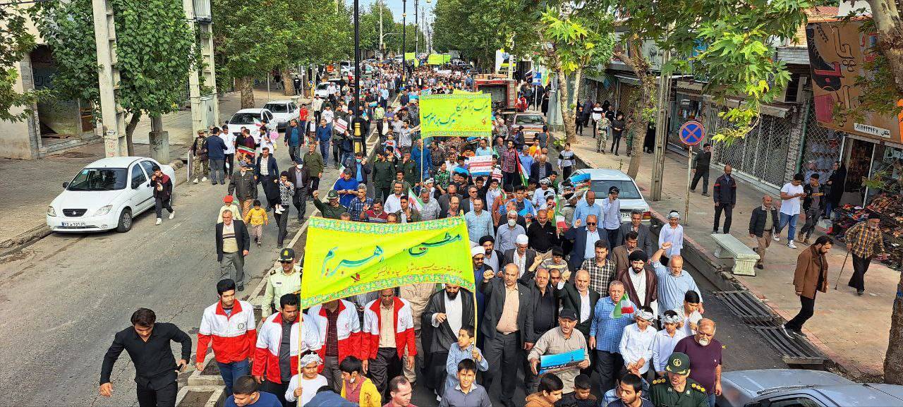محکومیت جنایات رژیم غاصب صهیونیستی در سراسر ایران