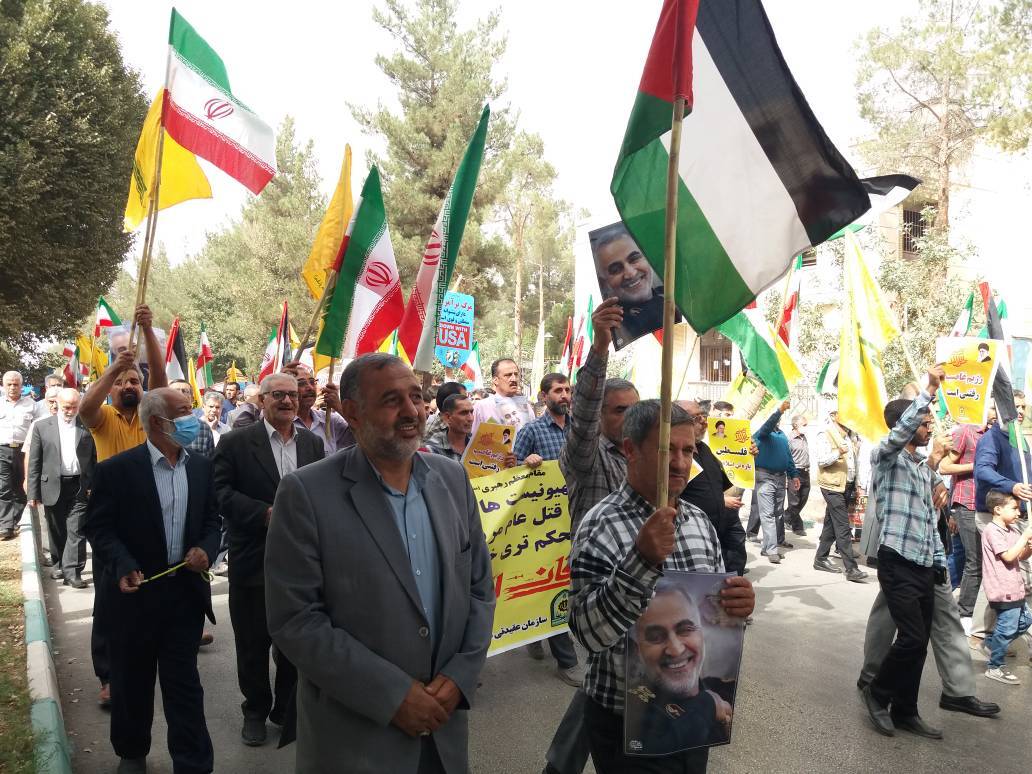 راهپیمایی پایتخت مقاومت در حمایت از مردم فلسطین&nbsp;+ تصاویر