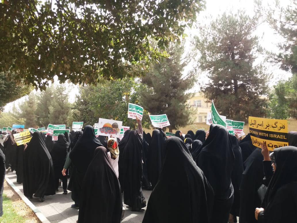 راهپیمایی پایتخت مقاومت در حمایت از مردم فلسطین&nbsp;+ تصاویر