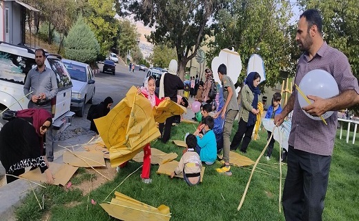 استقبال پرشور سنندجی ها از جشن بزرگ پرواز بادبادکها
